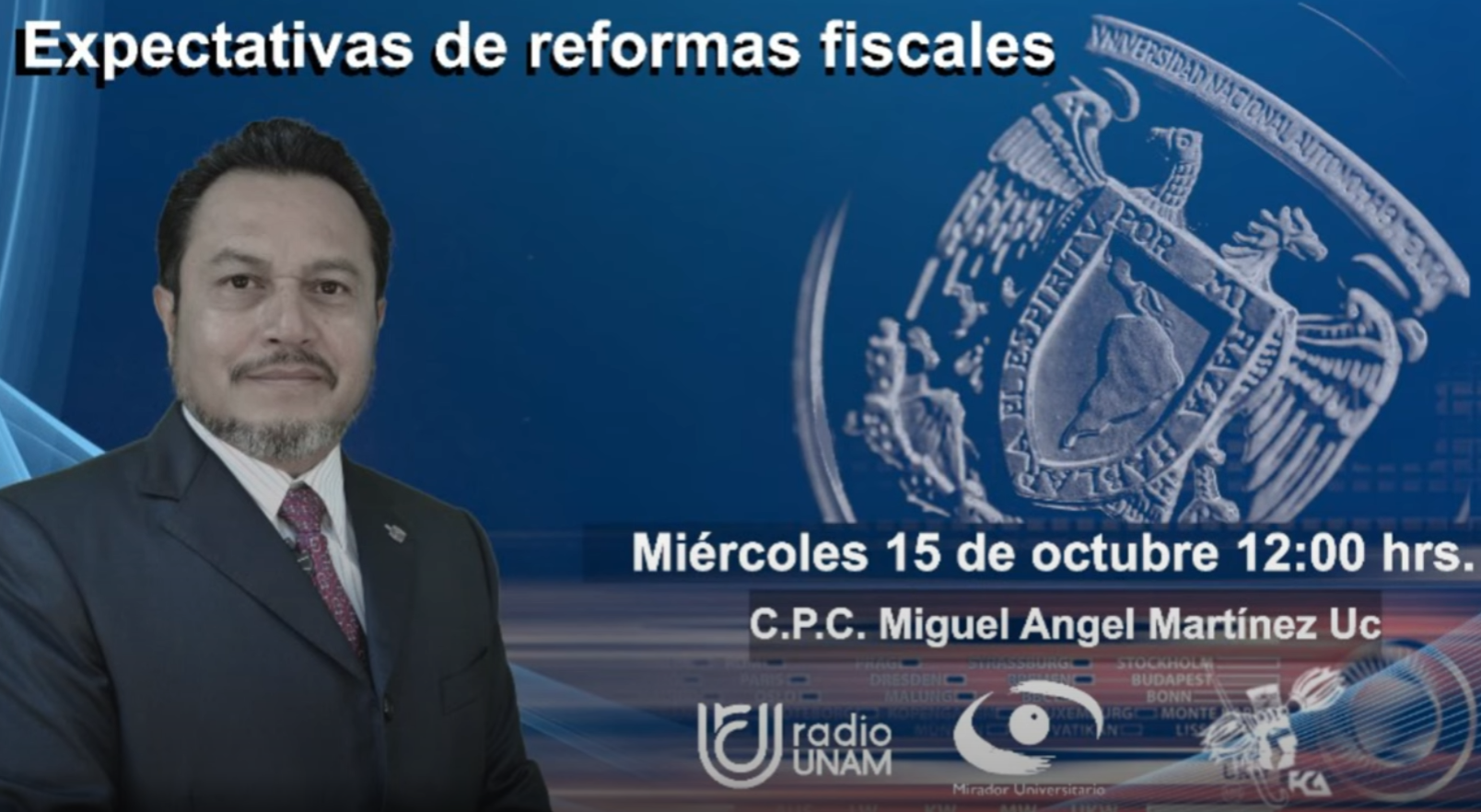 Avance de los próximos temas de Radio UNAM